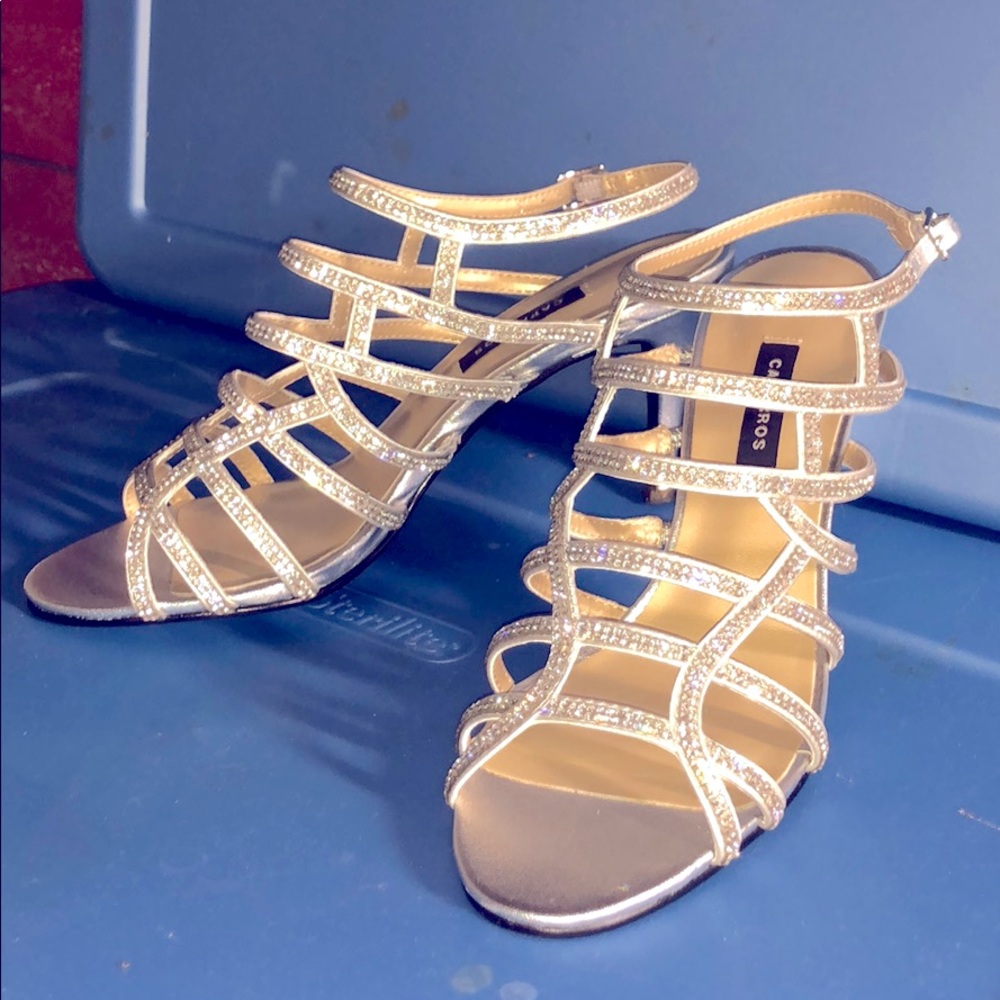Silver dress sandal